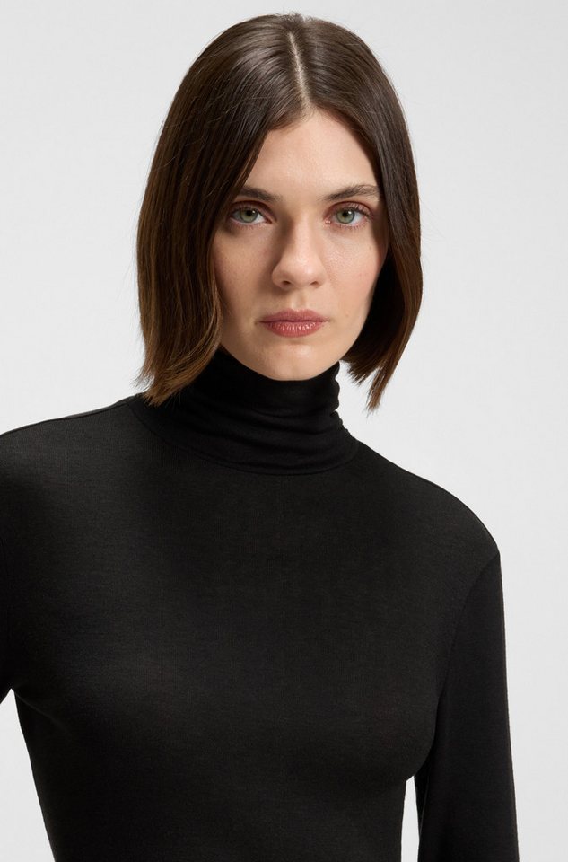 BOSS ORANGE Rollkragenshirt Eliana Premium Damenmode mit Turtle Neck, Slim Fit Bild 3
