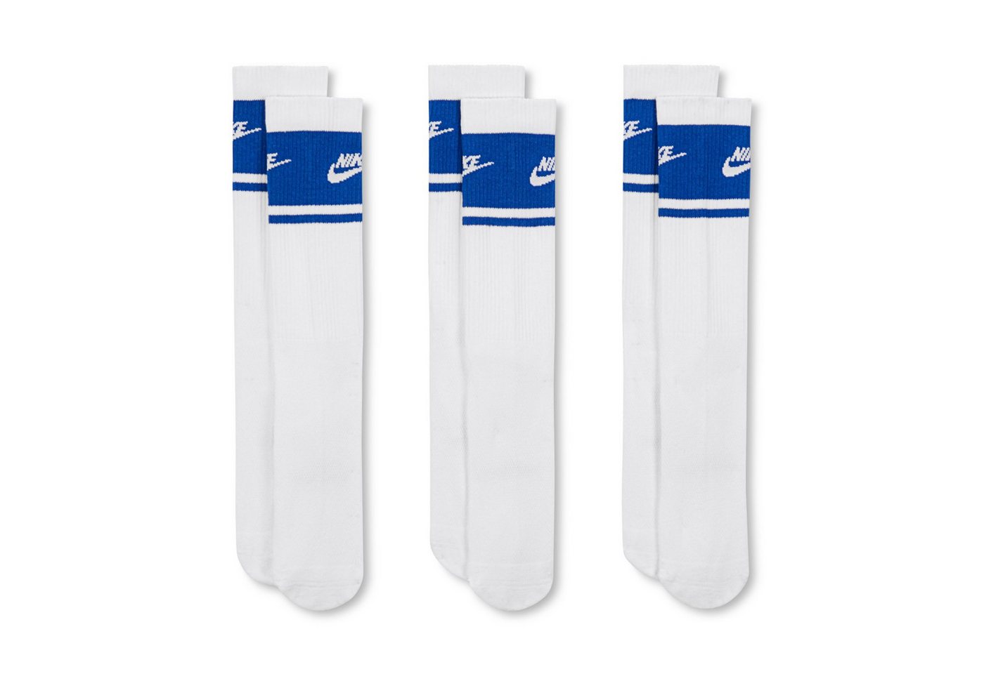 Nike Sportsocken U NK ED ELVD CRW 3P FTA ST-144 3er-Pack, Crew-Länge, Gerippter Schaft Bild 4