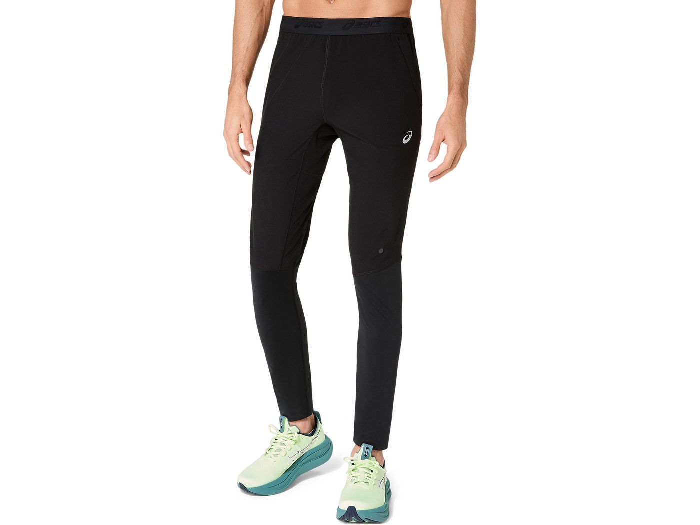 Asics Laufhose ROAD PANT Reflektierend, Praktische Taschen, Bewegungsfreundlich