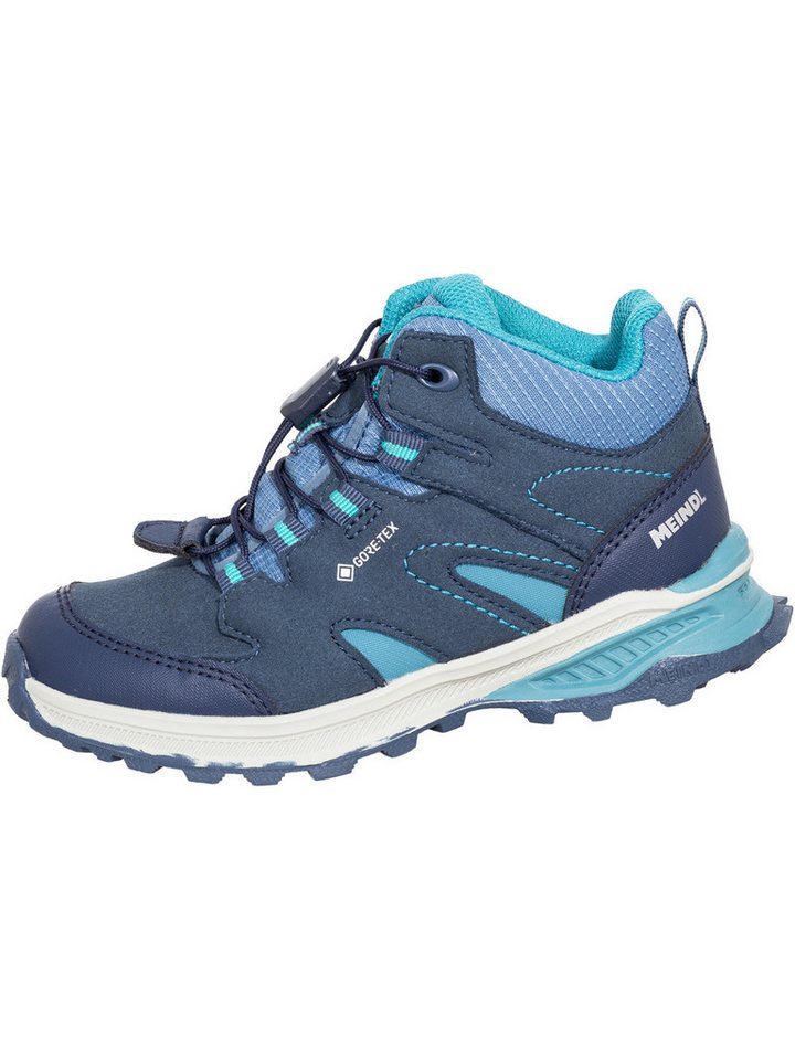 Meindl Meindl Kivo Junior Mid GTX jeans/türkis Wanderschuh Herausnehmbares Best-Fit-Fußbett für optimalen Sitz bei Kinderfüßen Bild 2