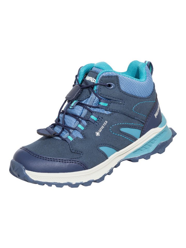 Meindl Meindl Kivo Junior Mid GTX jeans/türkis Wanderschuh Herausnehmbares Best-Fit-Fußbett für optimalen Sitz bei Kinderfüßen Bild 4