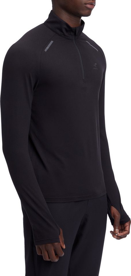 Energetics Laufshirt HE.-LANGARMSHIRT CUSCO IV M Rollkragen, Half Zip, für Sport-Outfits, mit DRY PLUS-Technologie