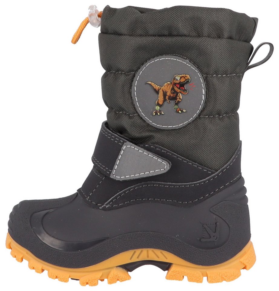 Lurchi Flax, Blinkschuh Snowboots Winterstiefel mit Dino-Aufnäher, Größenschablone zum Download Bild 3