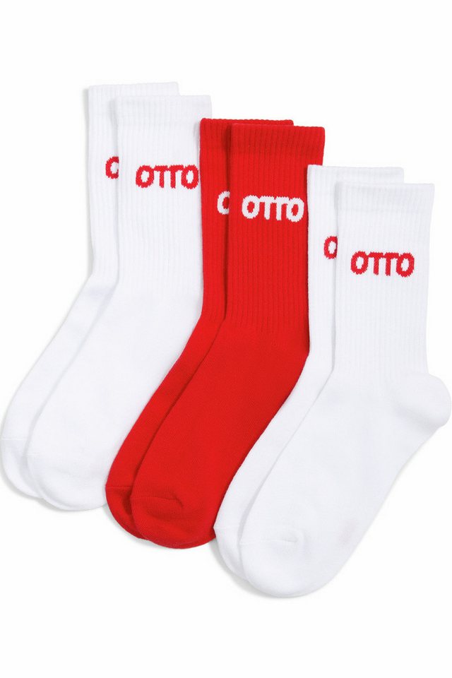 OTTO products Tennissocken OTTO Unisex, sportlicher Stil, mit Stickerei, das Otto Original