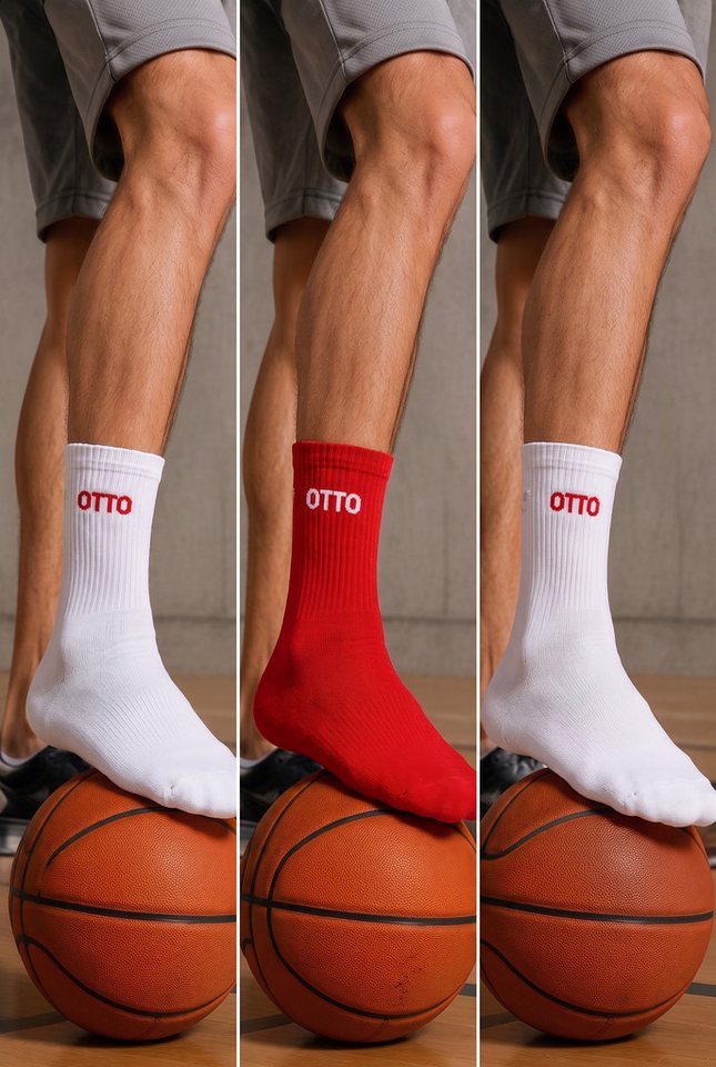 OTTO products Tennissocken OTTO Unisex, sportlicher Stil, mit Stickerei, das Otto Original Bild 2