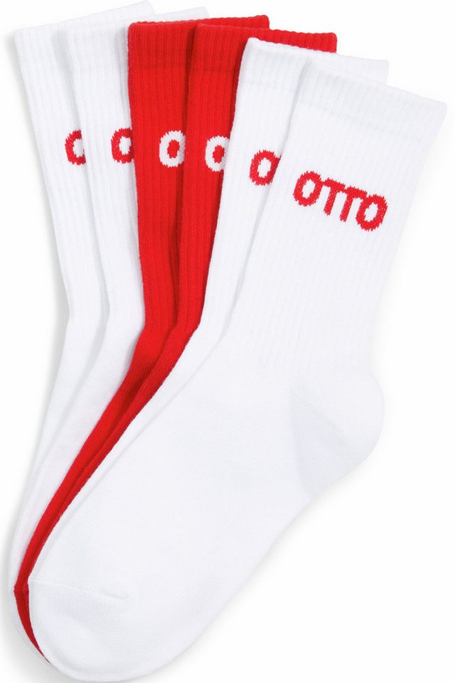 OTTO products Tennissocken OTTO Unisex, sportlicher Stil, mit Stickerei, das Otto Original Bild 3