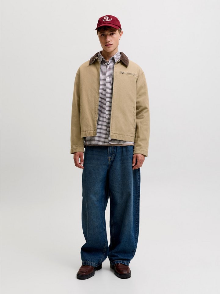 Jack & Jones Outdoorjacke JORCHAMBERI WORKER JACKET SN Baumwolle Bild 3