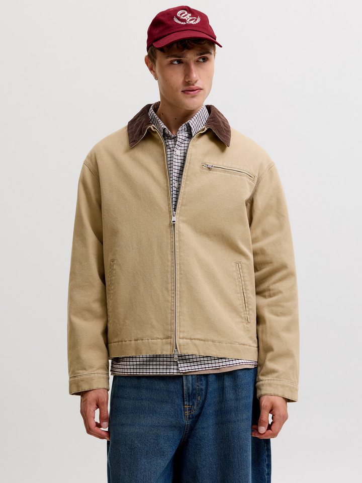 Jack & Jones Outdoorjacke JORCHAMBERI WORKER JACKET SN Baumwolle Bild 4