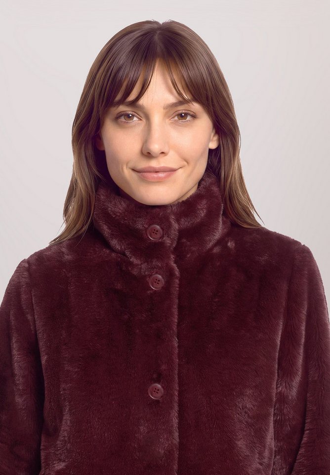 Betty&Co Outdoorjacke Damen mit Kunstfellkragen
