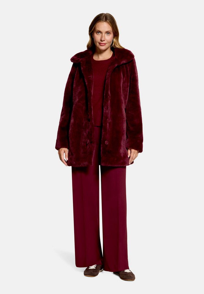 Betty&Co Outdoorjacke Damen mit Kunstfellkragen Bild 3