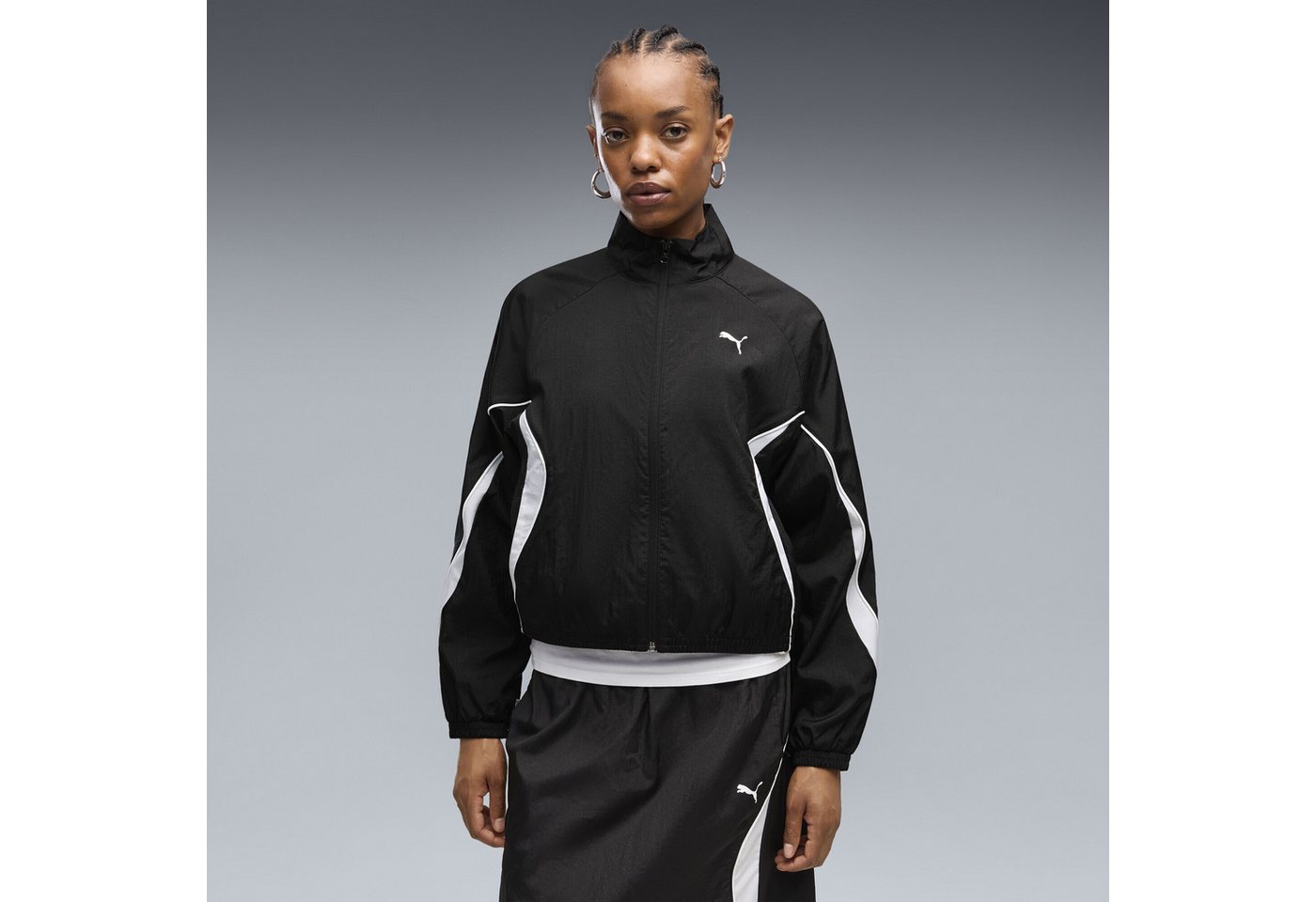PUMA Trainingsjacke PUMA Sport Relaxed Gewebte Jacke Damen