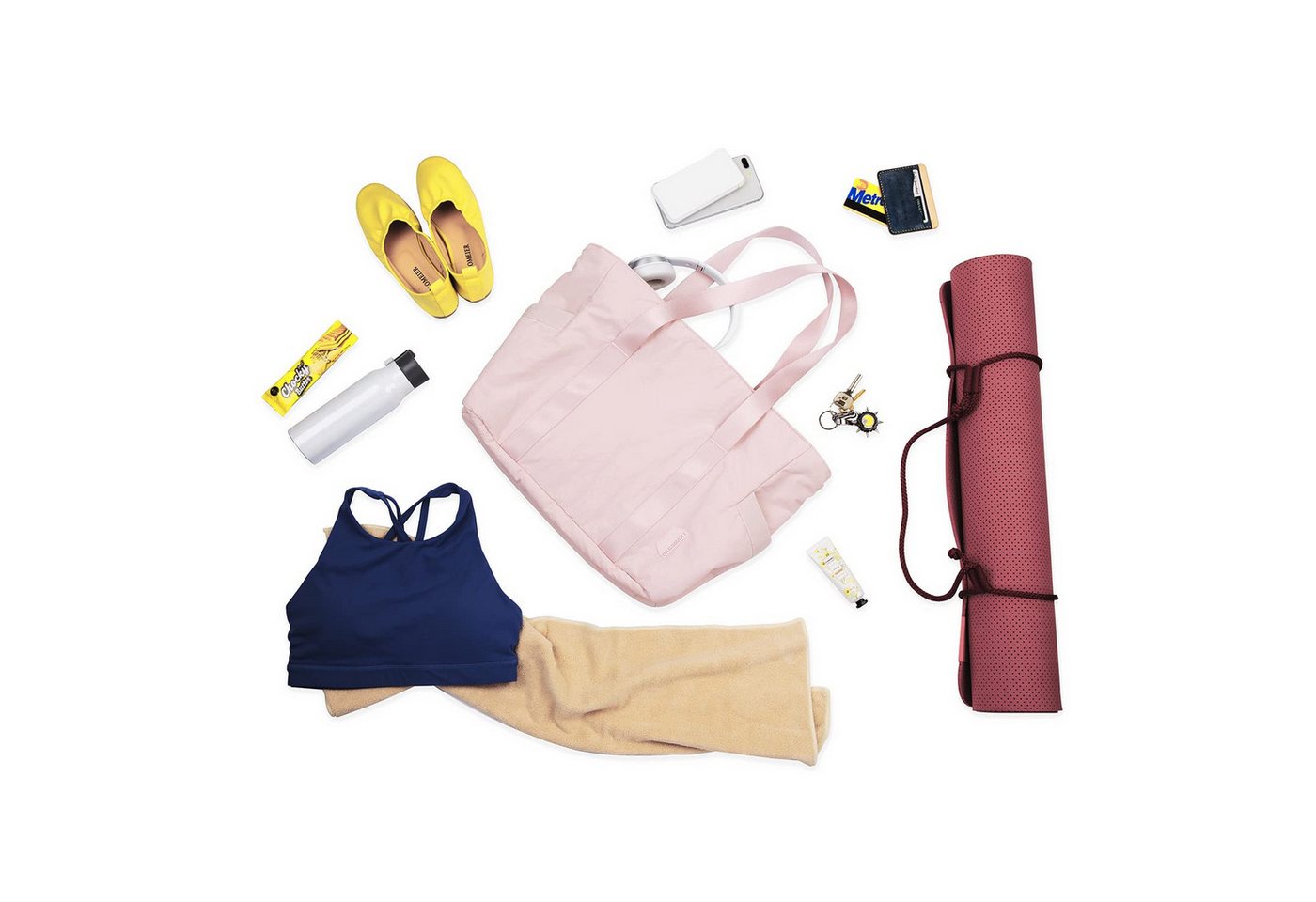 Coonoor Reisetasche Reißverschluss-Handtasche, Schultertasche, Reisetasche, Sporttasche, Damen Freizeitbag, geeignet für Arbeit, Schule und Einkaufen Bild 2