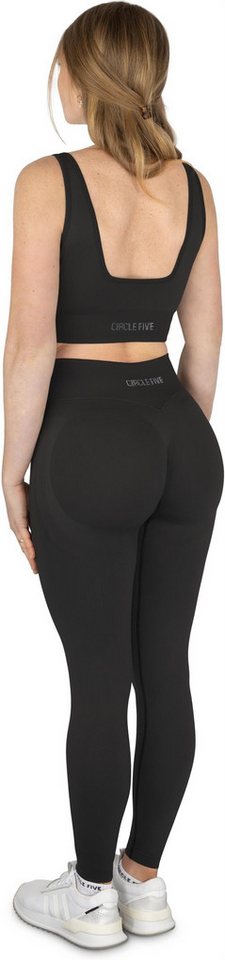 Circle Five Sportanzug, Sport-BH mit Cups und blickdichte Leggings im Set.