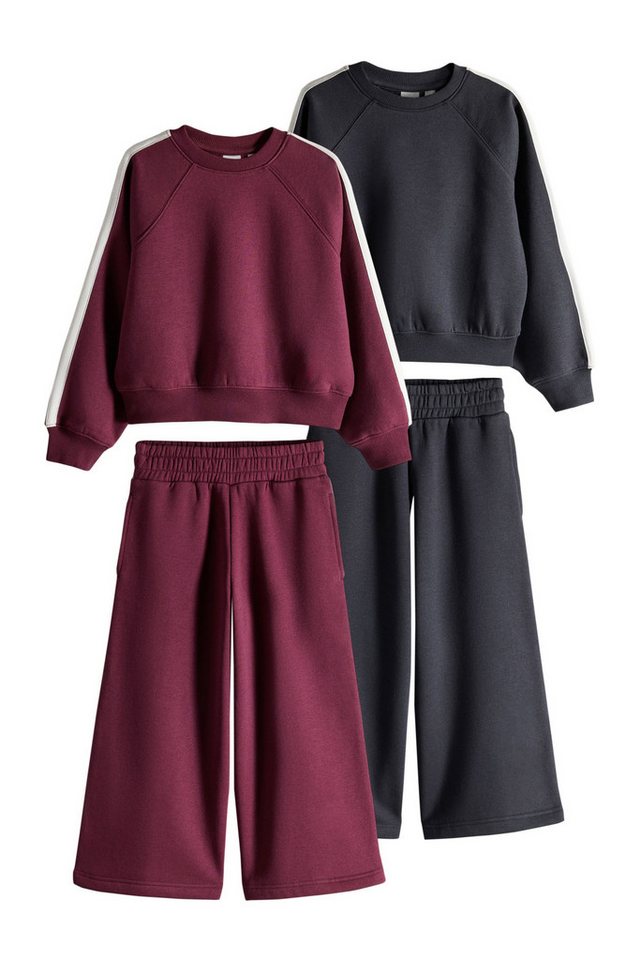The Set Sweatanzug The Set Sweatshirt & Jogginghose, 2er-Pack (4-tlg) Bild 3