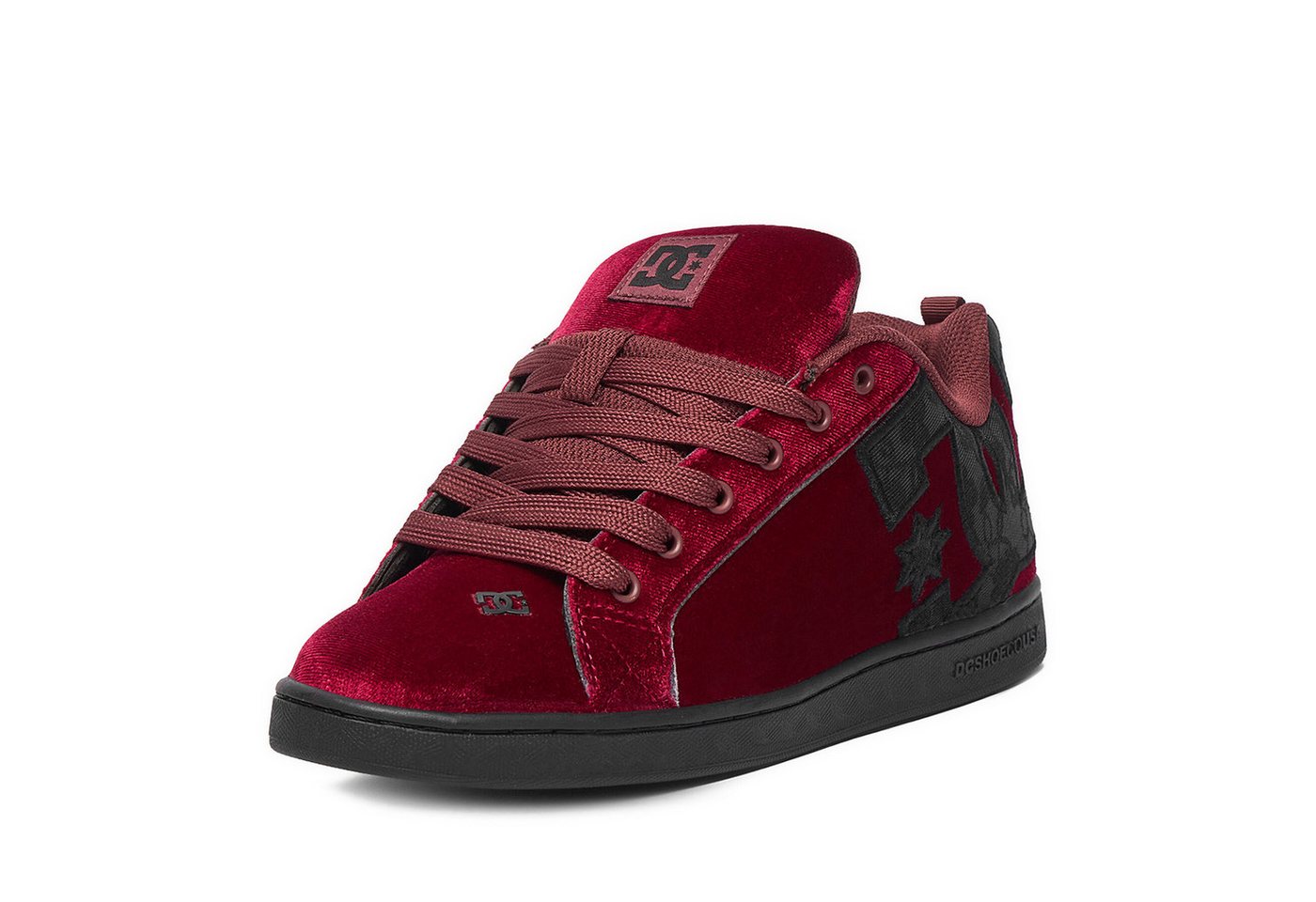 DC Shoes Dc Shoes Damen Turnschuhe 5907964184638 Burgunderrot, Schwarz Walkingschuh Bild 2