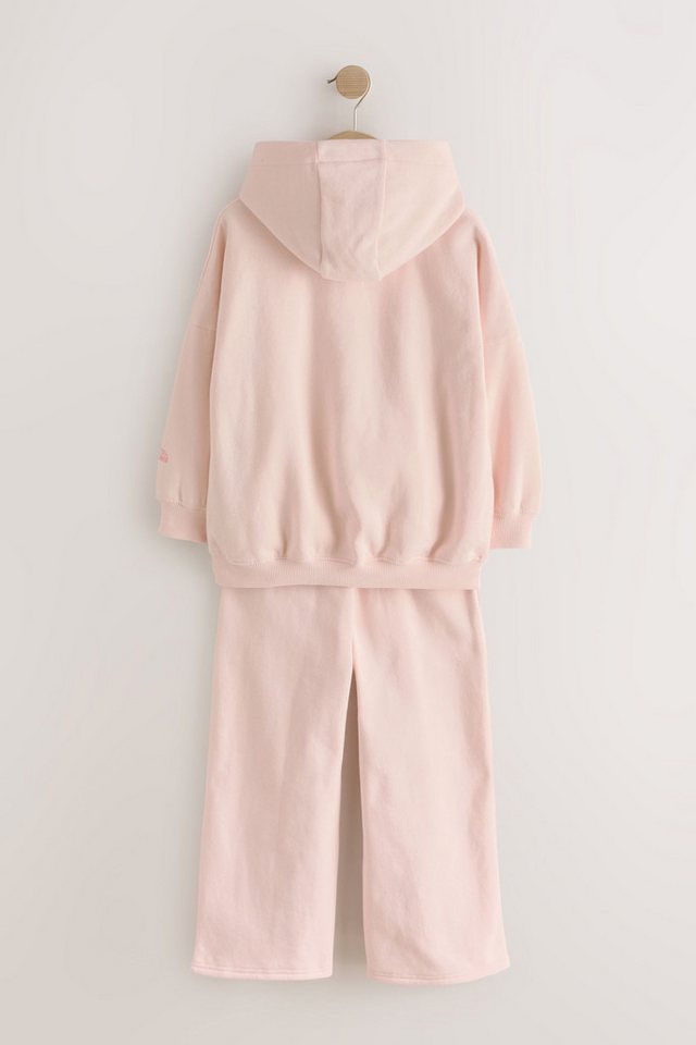 Next Sweatanzug Hoodie und Jogginghose mit weitem Bein im Set (2-tlg) Bild 3