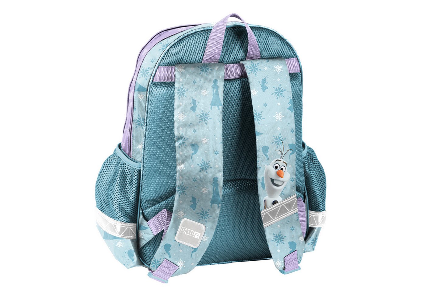 PASO Schulrucksack Frozen - Die Eiskönigin Schulset: Rucksack, Federmäppchen, Tasche (3-tlg), Federmäppchen mit Zubehör, Schuhbeutel Bild 5