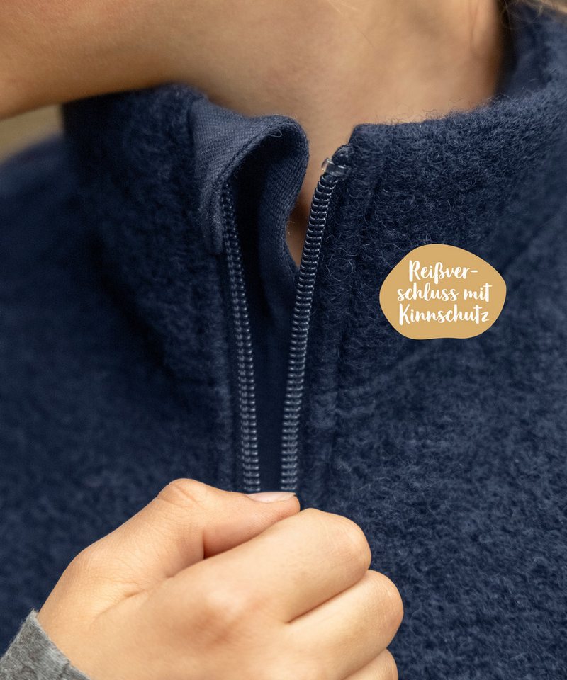 Ehrenkind Funktionsweste Walkweste für Kinder aus Bio-Schurwolle, Kinderweste (Weste für Jungen & Mädchen) Weste für Kinder aus 100% Schurwolle Bild 4
