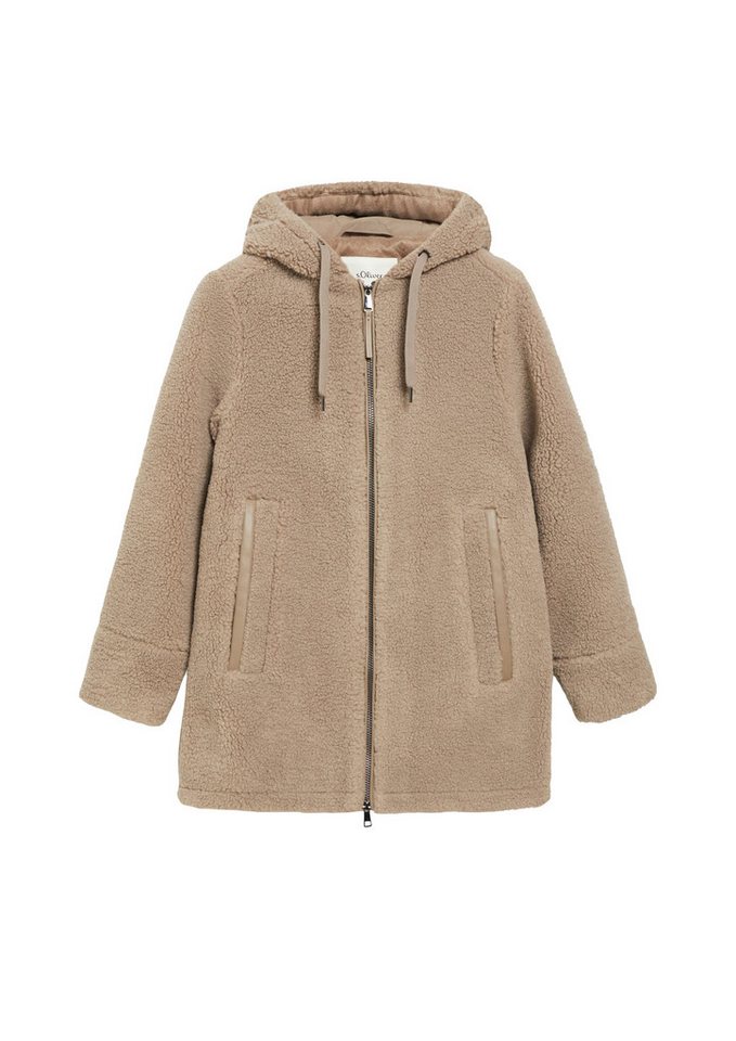 s.Oliver Funktionsmantel Outdoor-Mantel Flauschige Teddyjacke Bild 2
