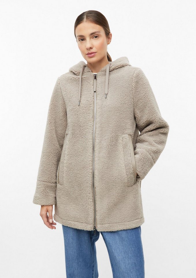 s.Oliver Funktionsmantel Outdoor-Mantel Flauschige Teddyjacke Bild 3