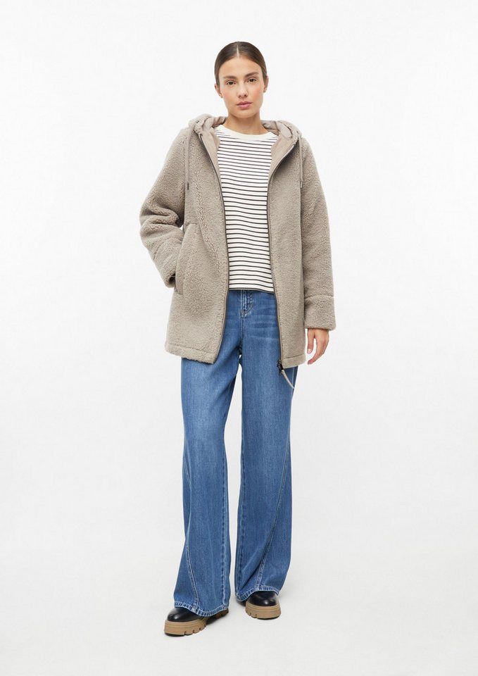 s.Oliver Funktionsmantel Outdoor-Mantel Flauschige Teddyjacke Bild 5