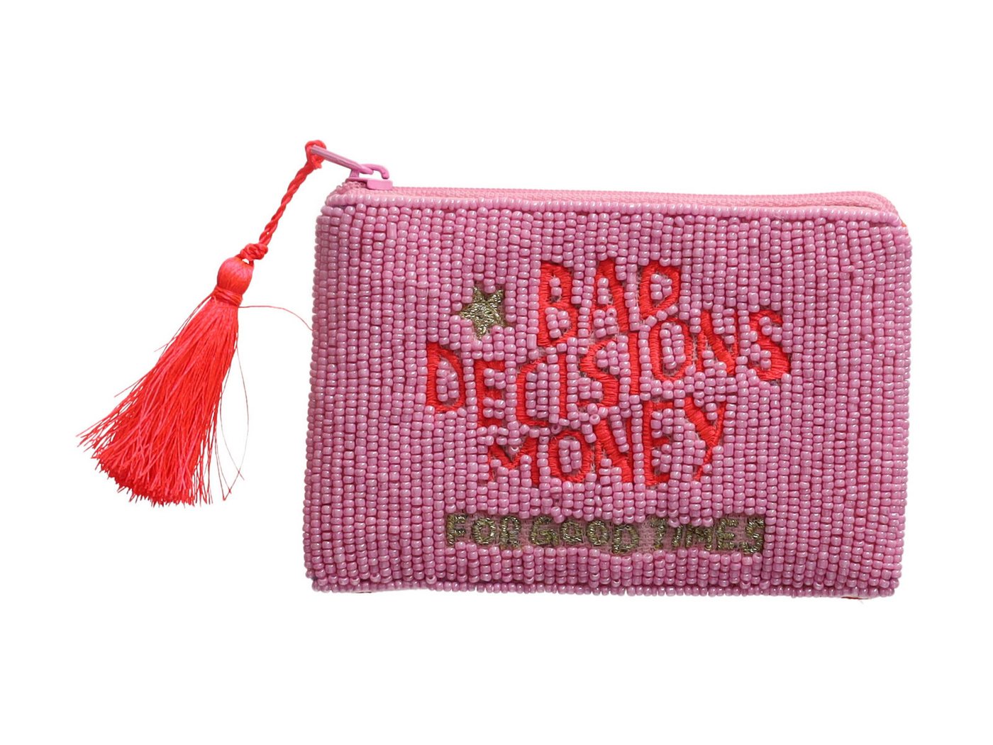 Giftcompany Kosmetiktasche Elodie Kosmetiktasche XS Bad Decisions Money pink 12cm Bild 3