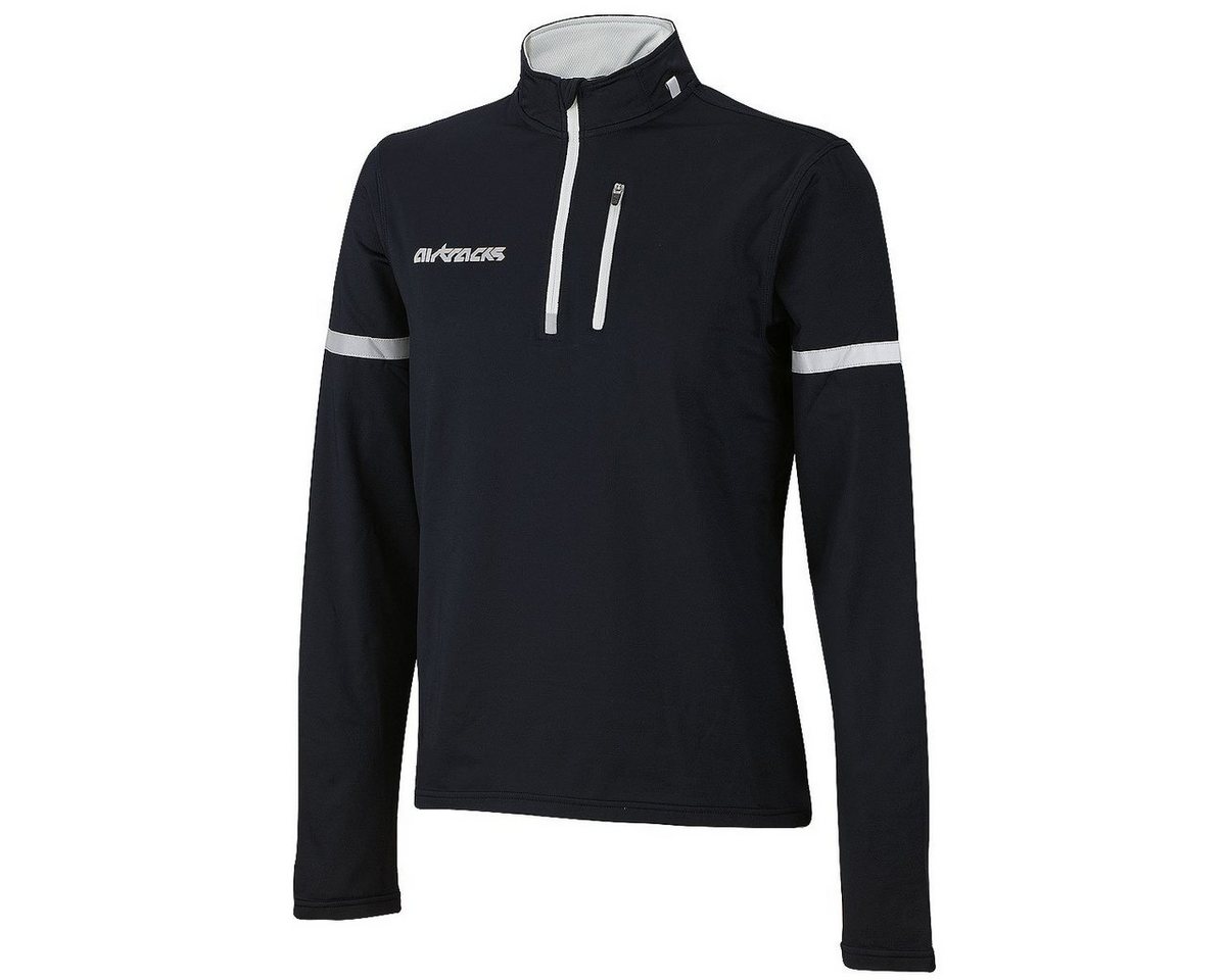 Airtracks Lauftights Winter Laufset: Thermo Tight ProTeam + Laufshirt Langarm (Laufbekleidung mit warme Thermoqualität) bei kaltem Wetter Herbst -Winter » S M L Xl XXL XXXL « Bild 3