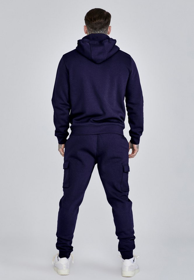 Siksilk Jogger Pants SikSilk Herren Navyblau Essentials Cargo Joggers Bild 2