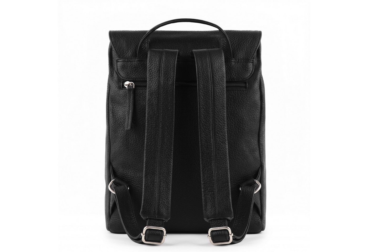 FEYNSINN Rucksack echt Leder Rucksack groß Ledertasche schwarz ALVA, Cityrucksack Echtleder, Leder-Rucksack Daypack Damen schwarz Bild 2