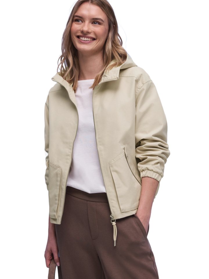 STREET ONE Outdoorjacke natur,Outdoor,Baumwolle,Unifarben,Lang,Regular Fit Bild 4