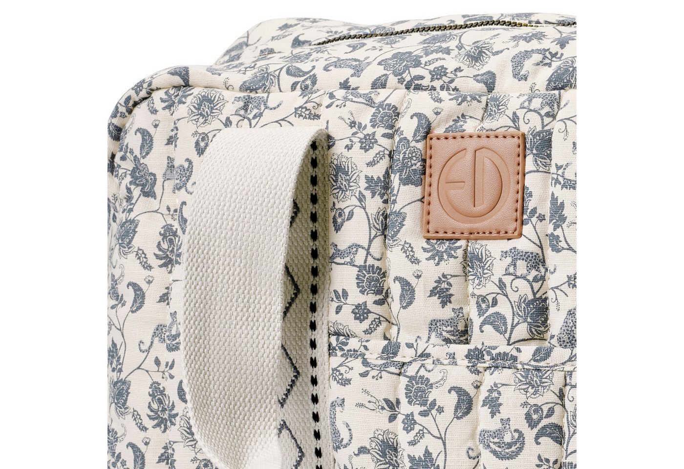 Elodie Wickeltasche Elodie - Wickeltasche - Garden Leo Toile 28x36 cm (Inkl. Trageriemen und Wickeltasche), Praktische Aufteilung Bild 4