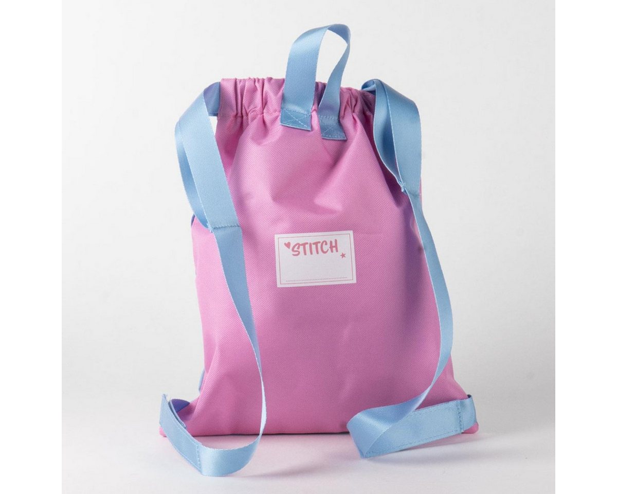 Lilo & Stitch Turnbeutel Kinder 24 × 32 cm leichte Tasche mit Fan Motiv für unterwegs (1-tlg) Bild 2