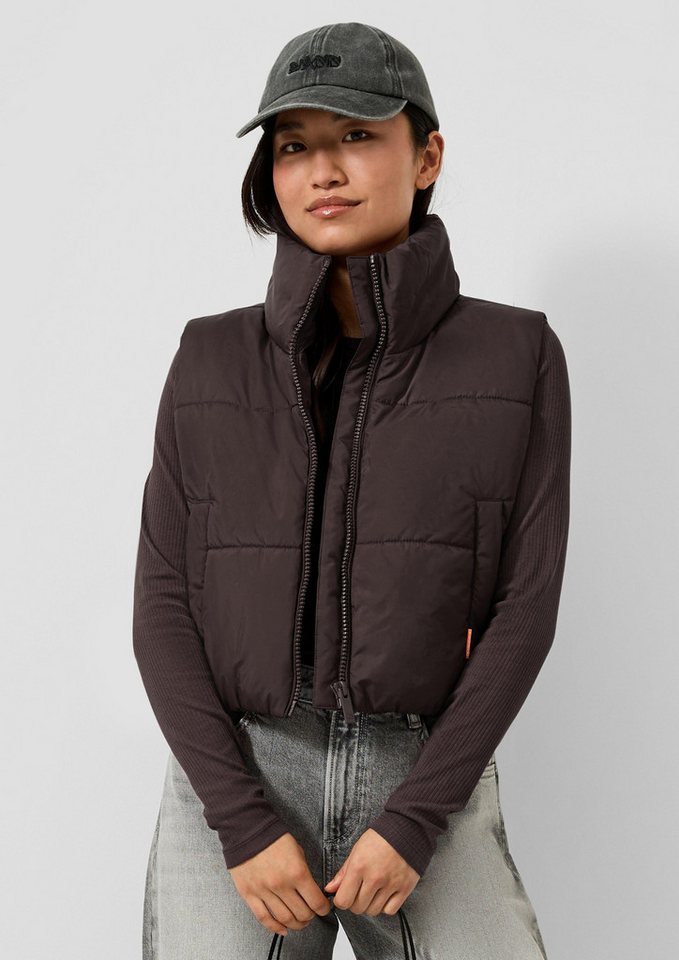 QS Outdoorjacke Outdoor-Weste Verkürzte Pufferweste Bild 4