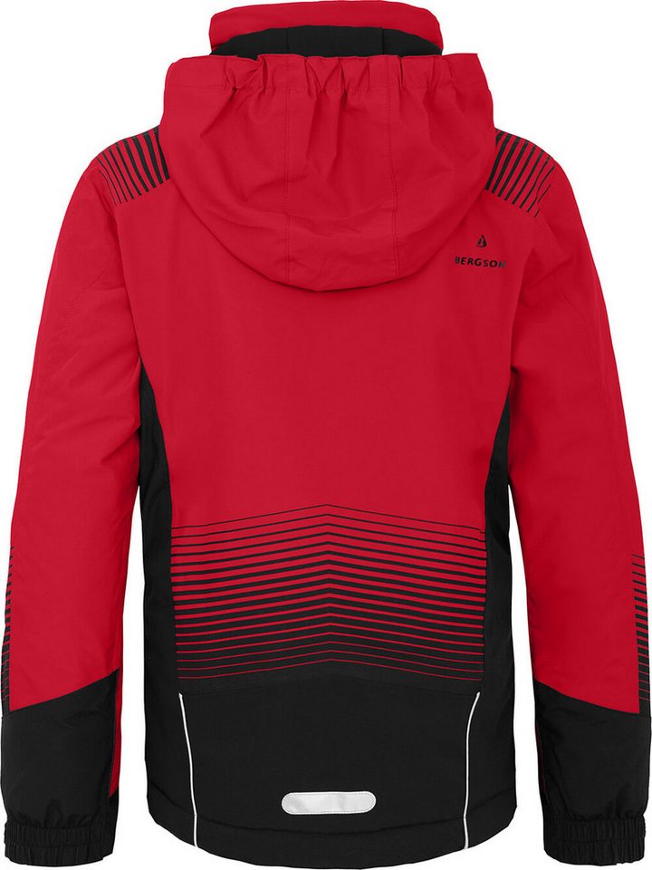 Bergson Skijacke VEIKO Kinder Skijacke, warm, funktional und stylisch, Normalgrößen, China r Bild 3