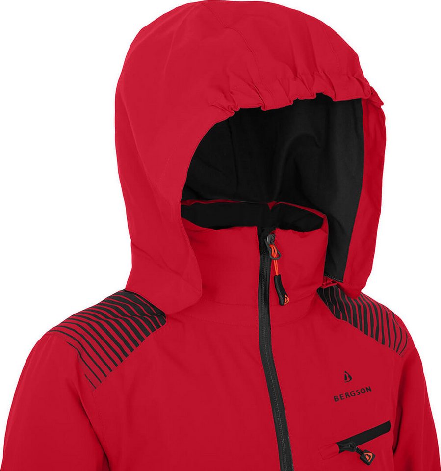 Bergson Skijacke VEIKO Kinder Skijacke, warm, funktional und stylisch, Normalgrößen, China r Bild 4
