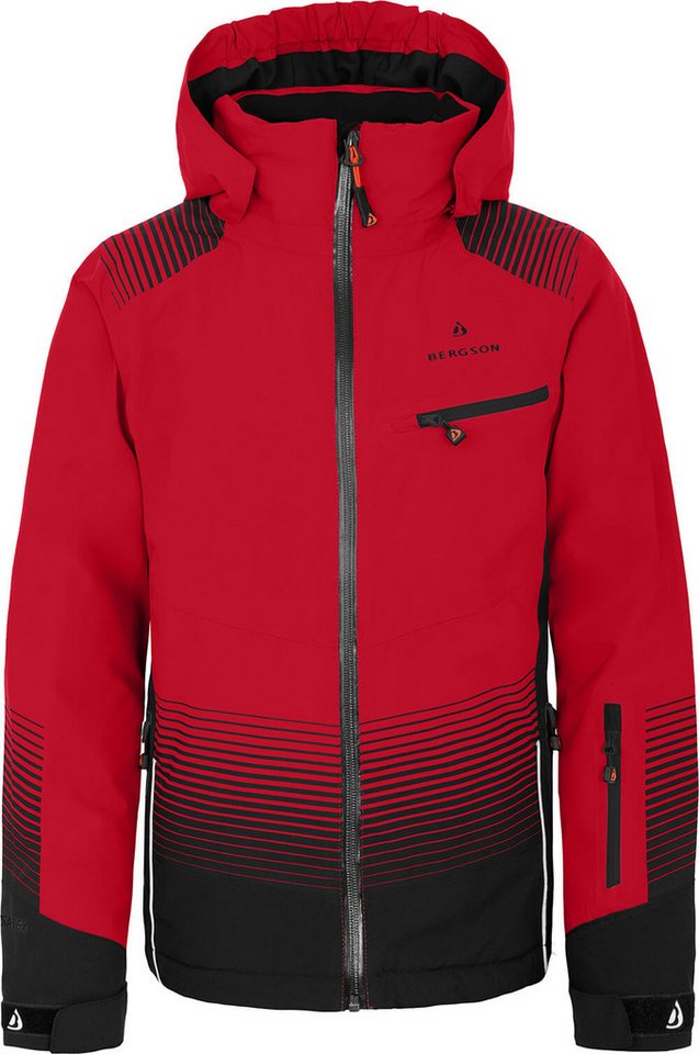 Bergson Skijacke VEIKO Kinder Skijacke, warm, funktional und stylisch, Normalgrößen, China r Bild 5