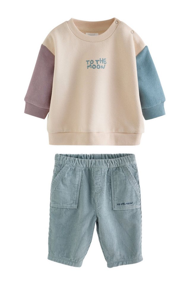 Next Sweatanzug Baby-Kombiset aus Sweatshirt und Hose, 2-teilig (2-tlg)