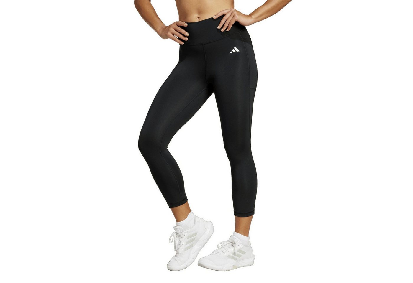 adidas Sportswear Sporthose Optime Essentials Stash 3/4 mit Logo Bild 2