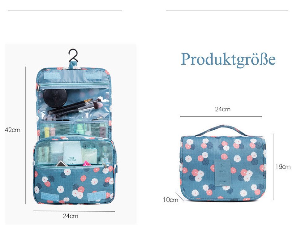 Coonoor Kulturbeutel Reise Kulturtasche zum Aufhängen, Herren Damen, für Makeup,Toilettenartikel Bild 5