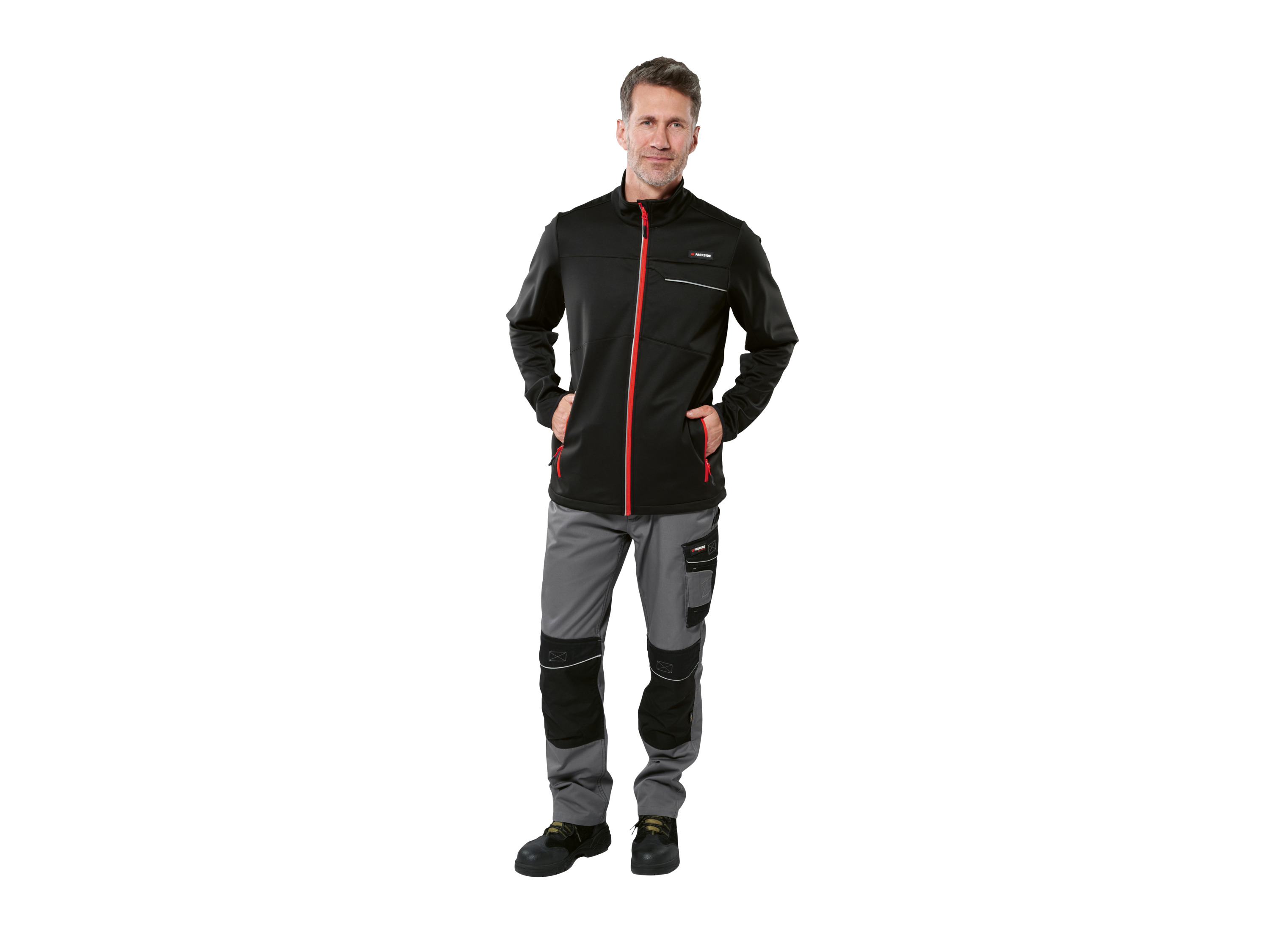 PARKSIDE® Herren Softshelljacke (Rot, L (52/54)) Bild 2