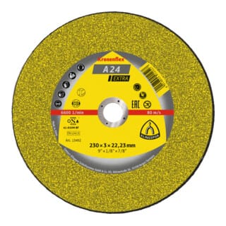 Trennscheibe A 24 EX, 230 x 3 x 22,23mm gerade, 25 Stück