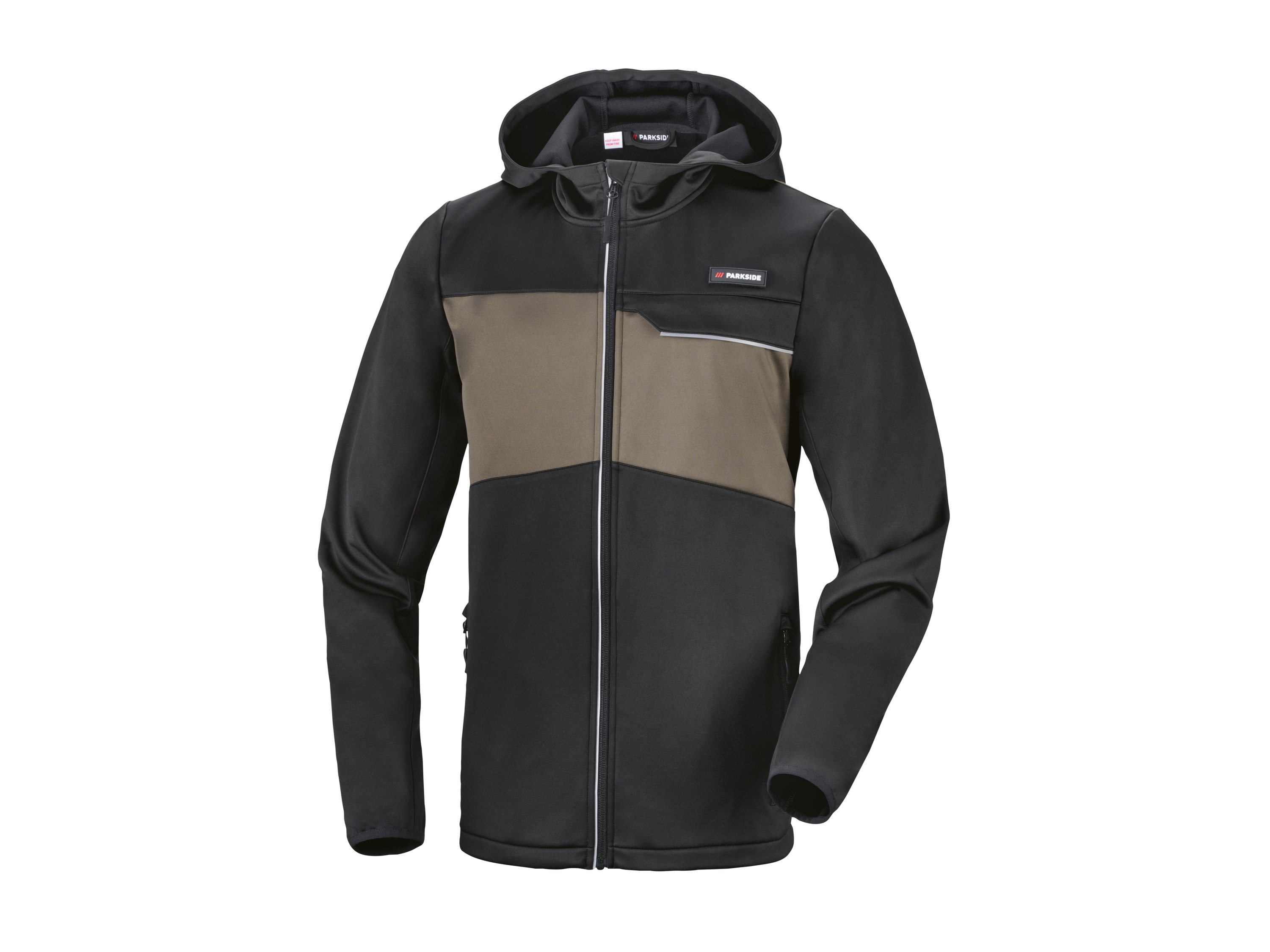 PARKSIDE® Herren Softshelljacke (Olive, XL (56/58)) Bild 3