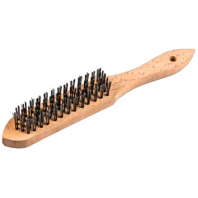 Handbürste BH 600 2-reihig, 125 x 25 x 290mm, Holzgriff 0,35 Stahl, 1 Stück