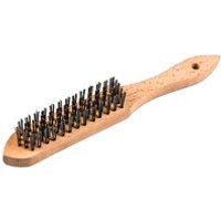 Handbürste BH 600 2-reihig, 125 x 25 x 290mm, Holzgriff 0,35 Stahl, 1 Stück Bild 2