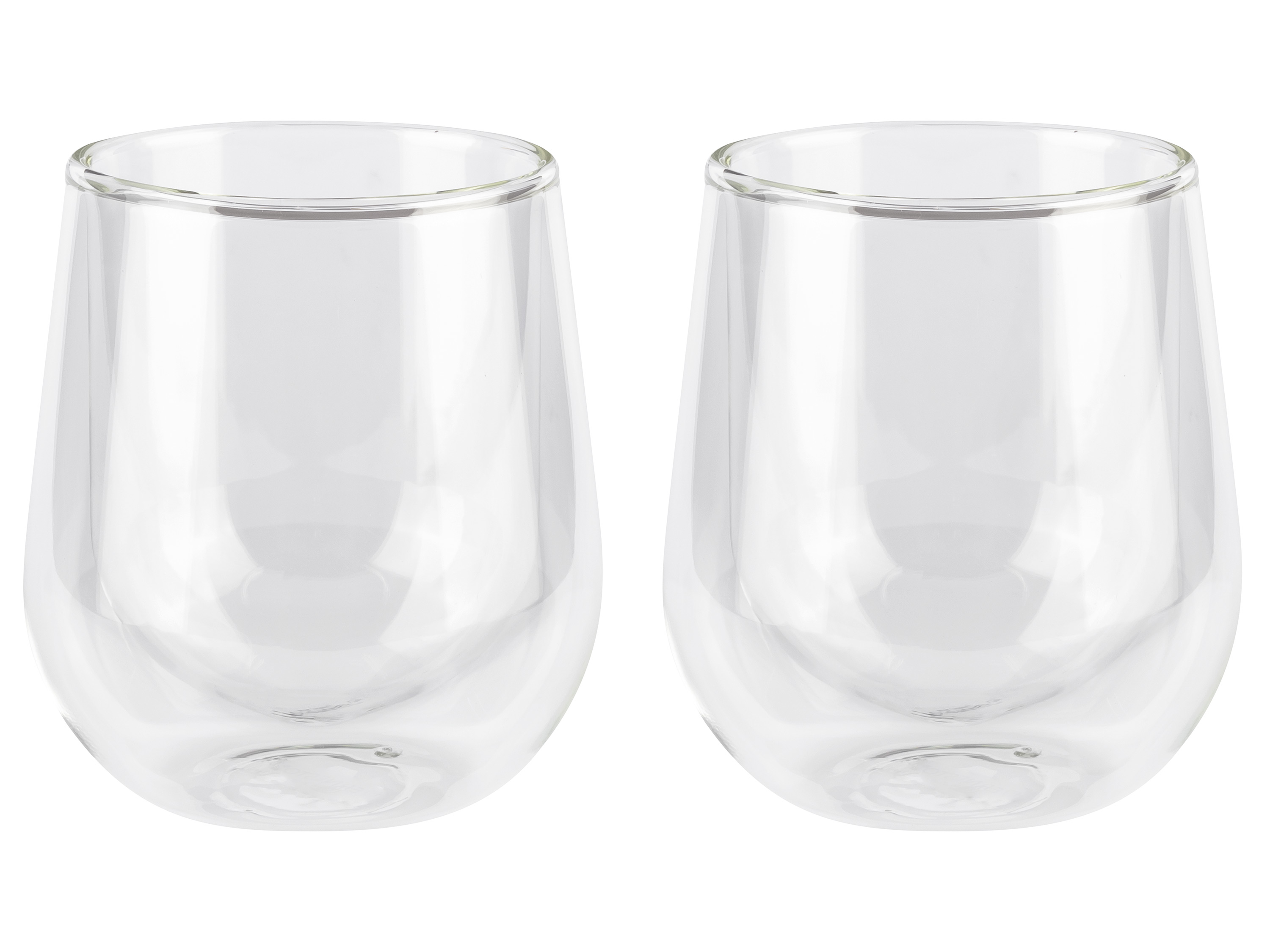 ERNESTO® Doppelwandige Gläser, 2 Stück, aus Borosilikatglas (Wein) Bild 2