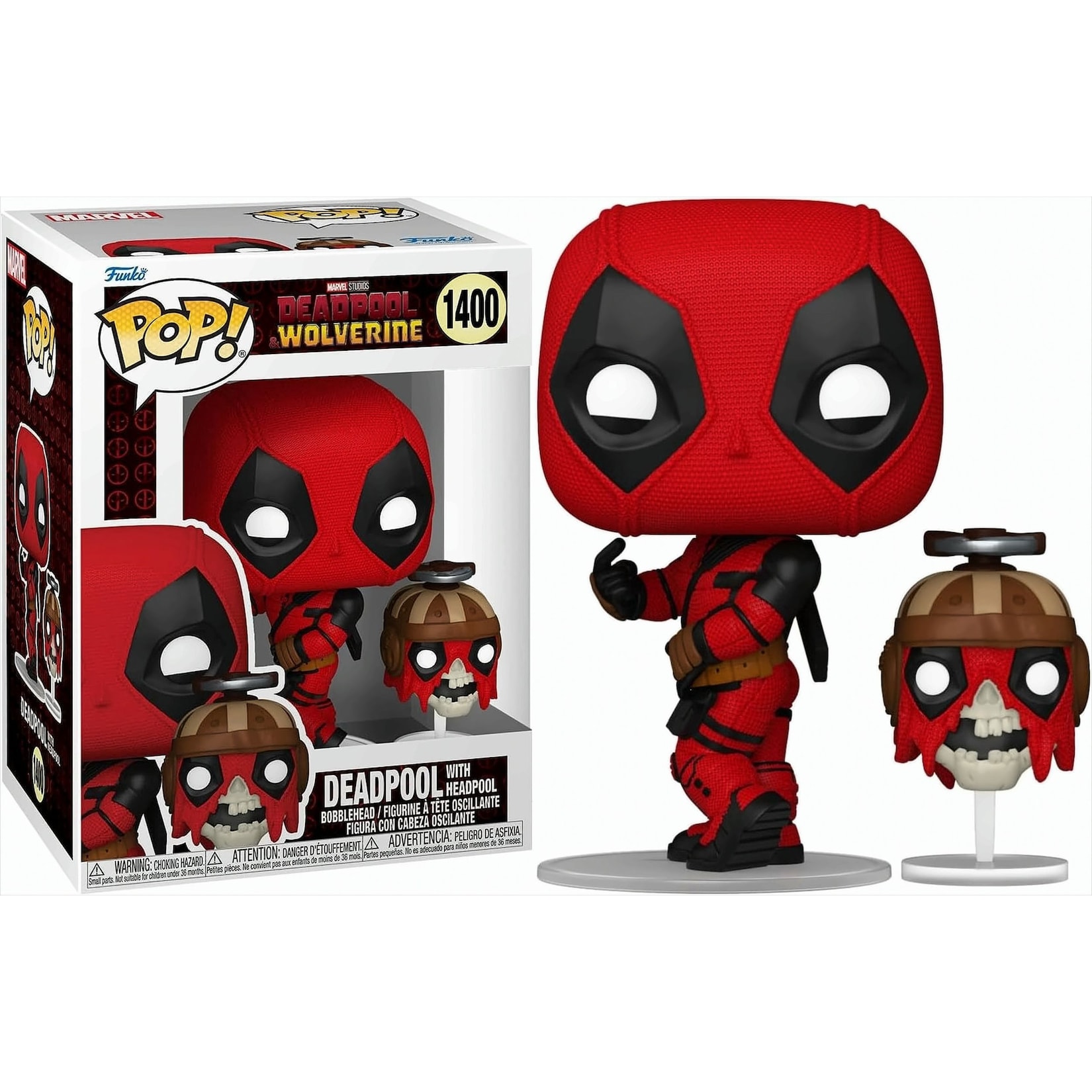 POP - Deadpool & Wolverine - Deadpool + Headpool