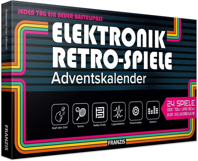 Elektronik Retro Spiele Adventskalender