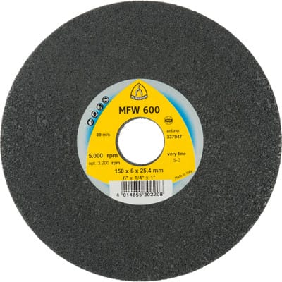 UNITIZED WHEEL 600 Kompaktscheibe, 150 x 6 x 25,4mm Very Fine SiC, 5 Stück