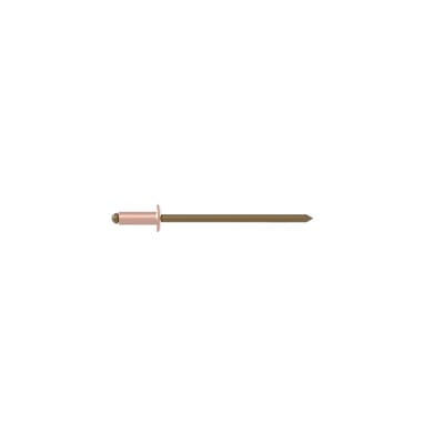 Blindniete Kupfer/Bronze Flachrundkopf 3 x 6