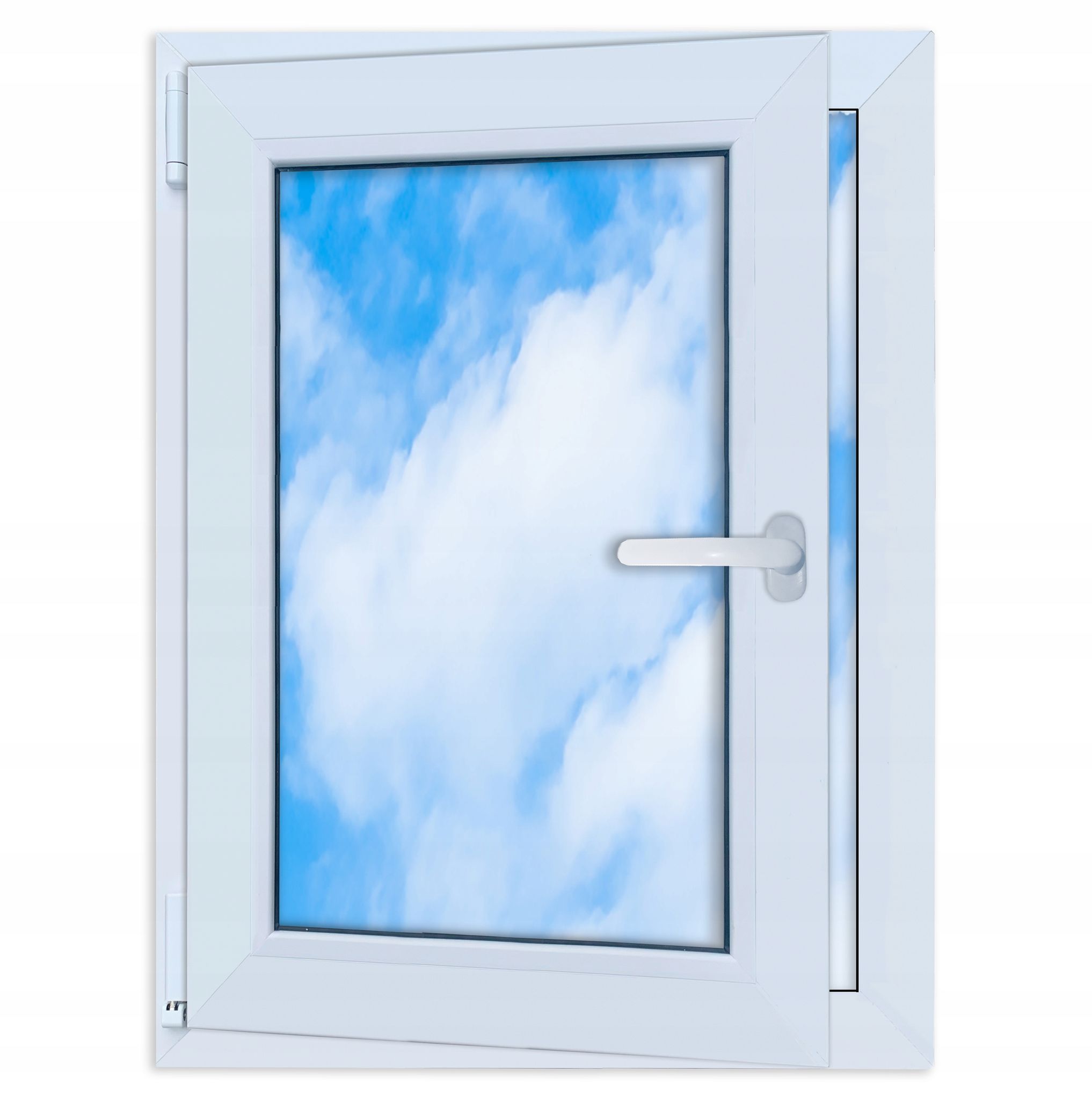 Pvc-fenster Weiß 60x80 Links Neu 600x800 Mm Dreh-kipp-doppelverglasung